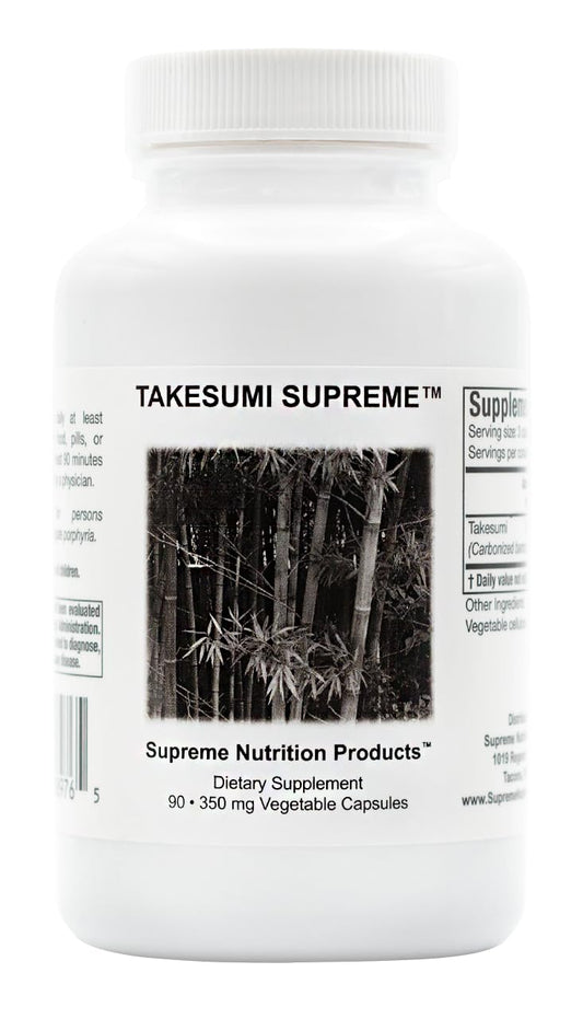 Supreme Nutrition frasco frontal mostrando 90 cápsulas y etiqueta clara
