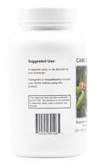 Polvo de camu camu en primer plano Supreme Nutrition, textura natural