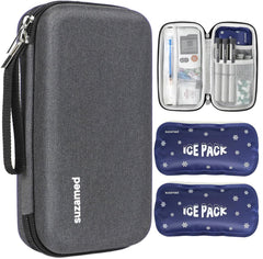 suzamed estuche frontal gris oscuro con diseño compacto y protección