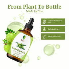 SVA ORGANICS comparación de escala mostrando el tamaño real de 118 ml