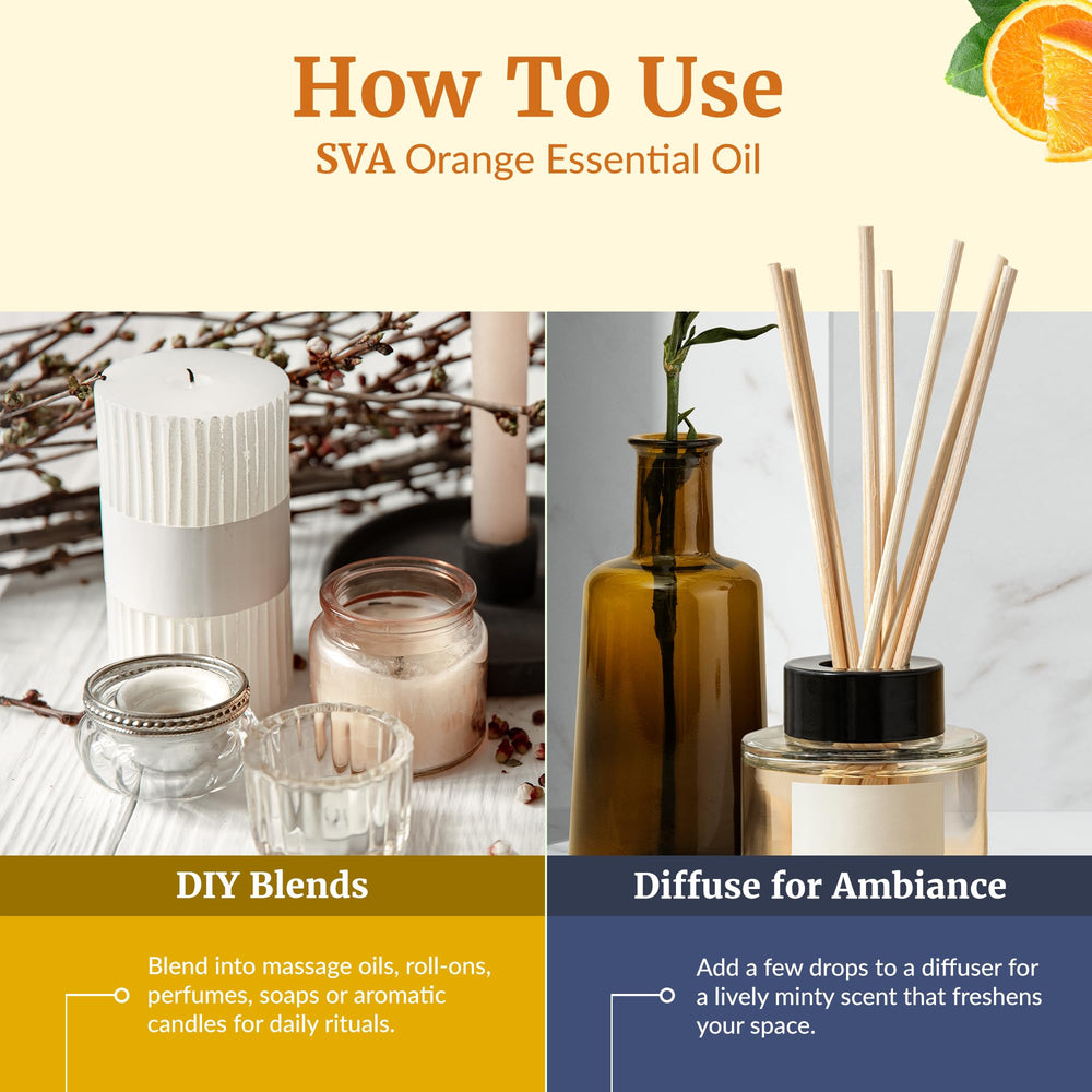 SVA ORGANICS etiqueta con información y beneficios visibles