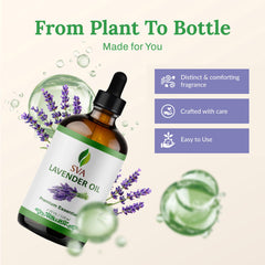 SVA ORGANICS botella junto a difusor en mesa, ideal para aromaterapia doméstica