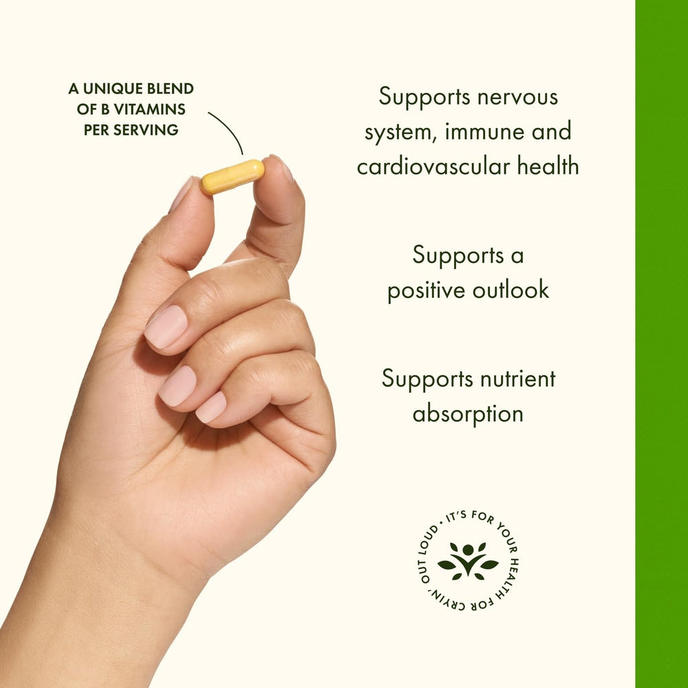 Swanson B-50 visual emphasizing immune support and resilience during stress.