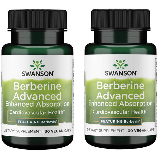 Swanson Berberina 550 mg cápsulas vegetales para uso diario.