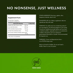 Ingredientes clave: corteza de olmo resbaladizo, aloe y verbena azul