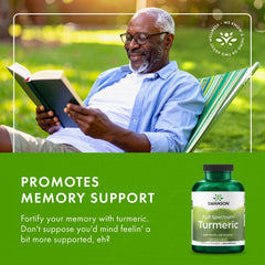 Swanson Curcuma Cápsulas durables, uso diario cómodo.