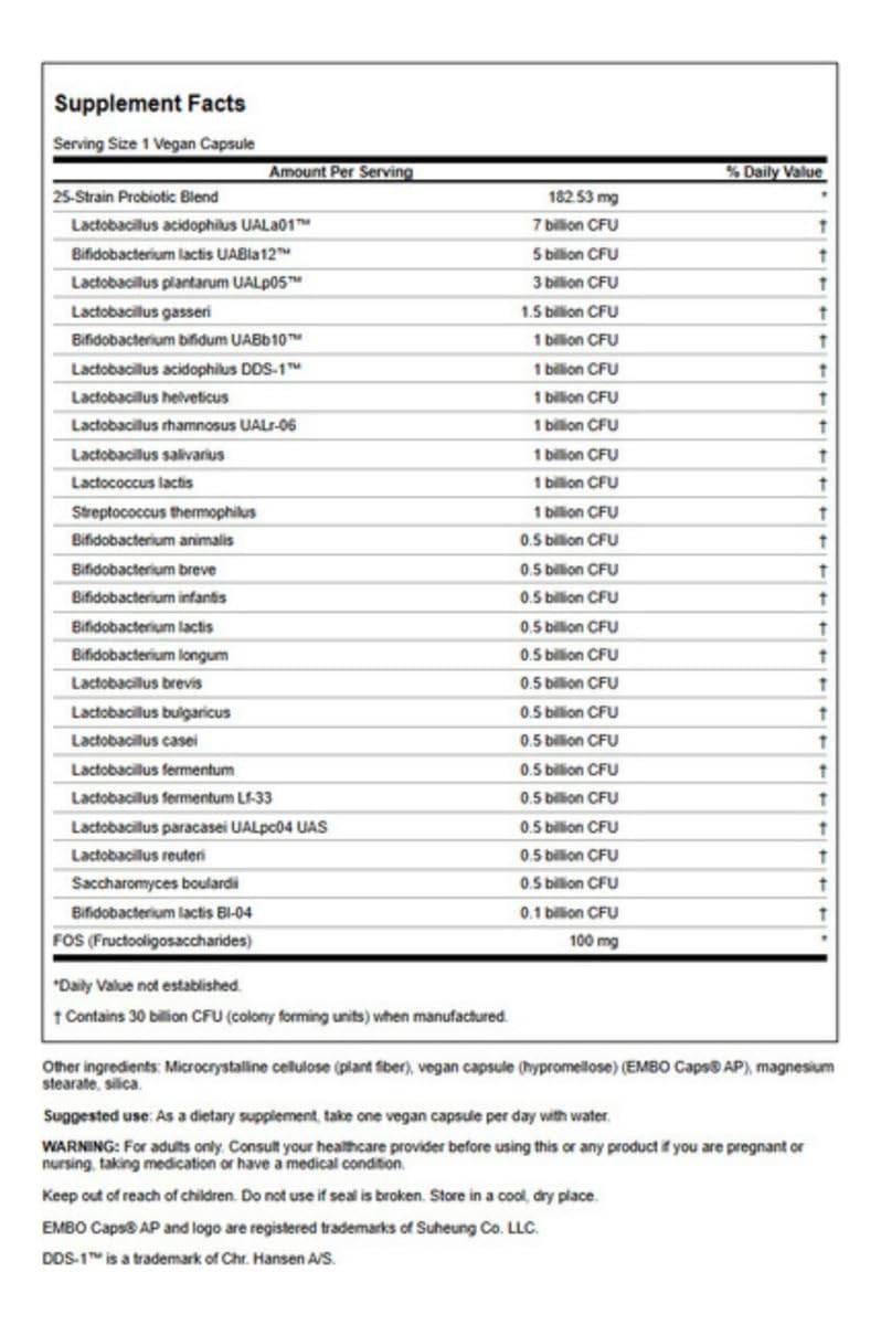 Swanson Epic-Pro cápsulas vegetales DRcaps para entrega estable en el intestino.