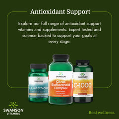 Swanson ingredientes naturales cercano: cítricos, rosa mosqueta, acerola
