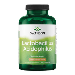 Swanson Lactobacillus Acidophilus bottle front for daily probiotic support