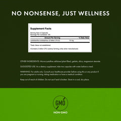 Swanson Lactobacillus Acidophilus label highlights 1B CFU per capsule