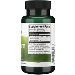 Swanson polvo de extracto de pygeum detalle de textura y pureza