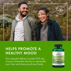 Swanson schizandra, botella con cierre hermético, almacenamiento seguro y cómodo.