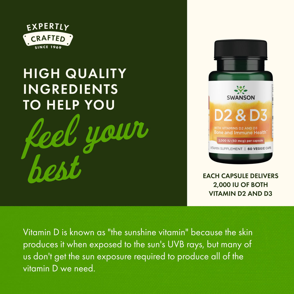 Swanson Vitamin D Complex mano sosteniendo la botella en mesa