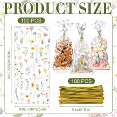 Sweetude detalle del estampado wildflower colorido, atractivo para fiestas