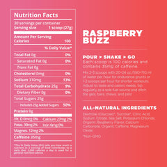 Tailwind Nutrition atleta corriendo con botella Raspberry Buzz, energía sostenida en entrenamiento