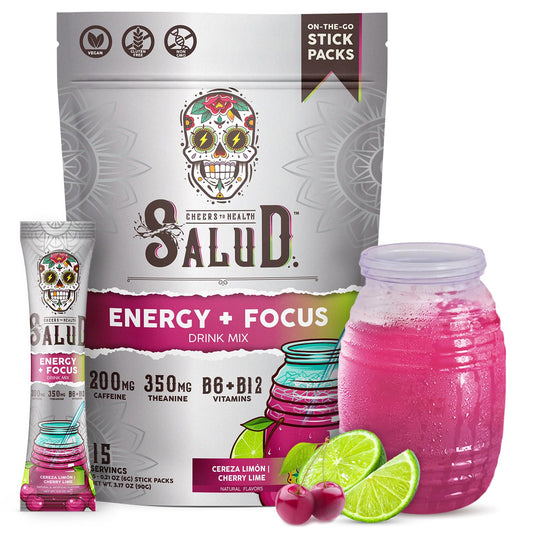 Taste Salud frente del empaque Cereza Lima mostrando diseño y beneficio práctico