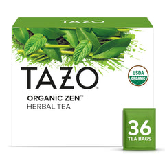 TAZO paquete frontal 36 bolsitas mostrando diseño y cantidad, ideal para despensa