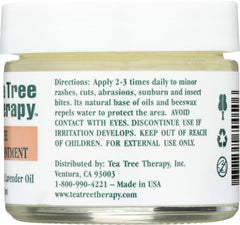 Tea Tree Therapy comparación de tamaño junto a una moneda para escala