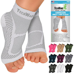 TechWare Pro vista frontal del manguito con ajuste ceñido y soporte visible