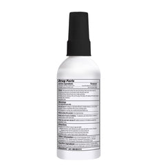 Tecnu tamaño 6 fl oz comparado contra mano para referencia de escala