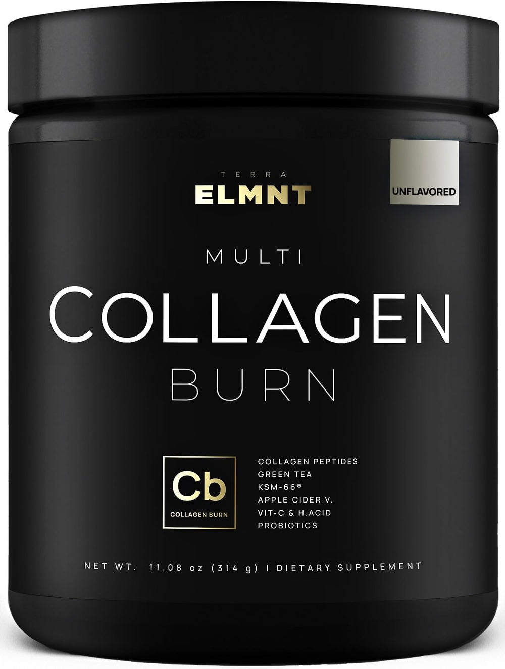 TERRA ELMNT frente del envase mostrando diseño y marca, práctico para rutina