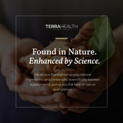 Etiqueta de Terra Health Essentials con información nutricional clara y transparente