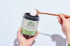 Terra Origin vegan, non-GMO, gluten-free formula box for clean supplement choice.