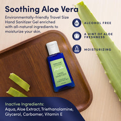 Terra Pure aplicación del gel en mano, limpieza sin resecar