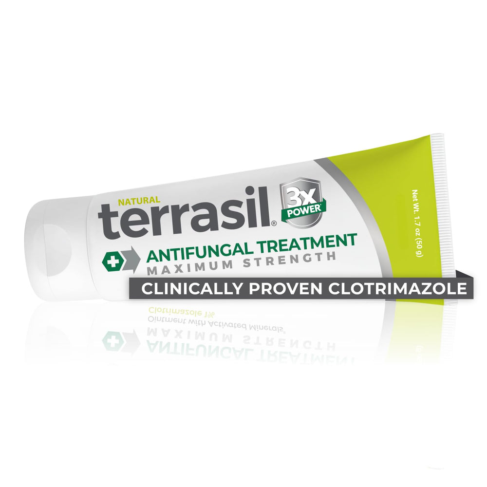 terrasil frente del envase mostrando marca y beneficio calmante
