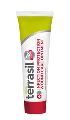 Terrasil frasco 1 oz mostrando el frente y beneficio de protección
