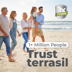 terrasil primer plano de ingredientes naturales que ofrecen suavidad