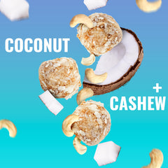 The GFB Coconut Cashew Protein Bites vegan certifications and kosher status.