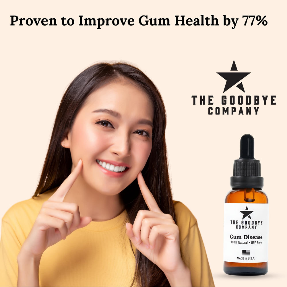 The Goodbye Company uso familiar en baño, promoviendo cuidado gingival