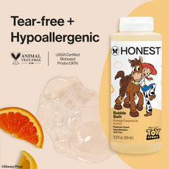 The Honest Company etiqueta con ingredientes naturales y beneficios hidratantes