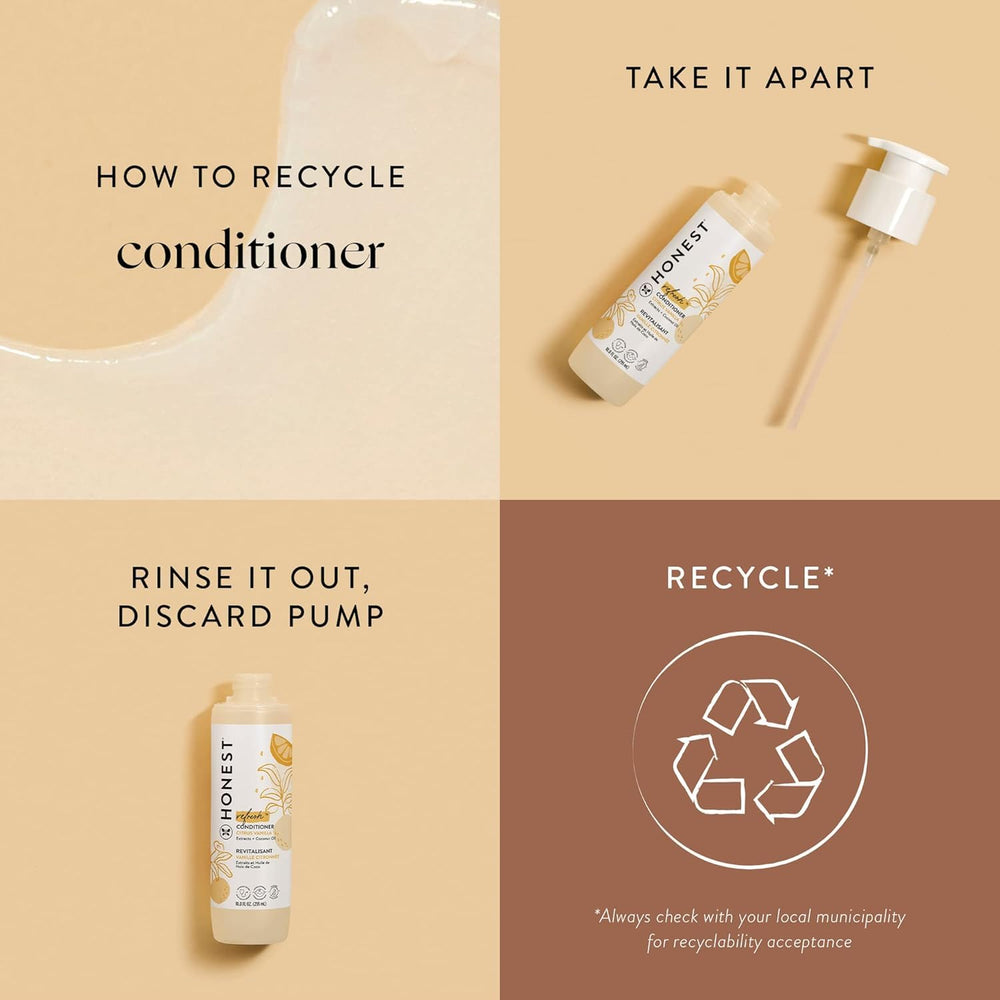 The Honest Company producto sobre esterilla natural, formulado sin siliconas ni sulfatos