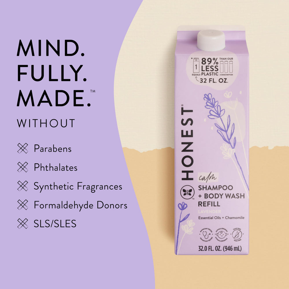 The Honest Company ingredientes lavanda y manzanilla que aportan aroma calmante