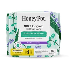 The Honey Pot Company vista frontal del paquete con protección discreta