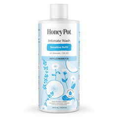 The Honey Pot Company recarga frontal mostrando el envase y ahorro ecológico