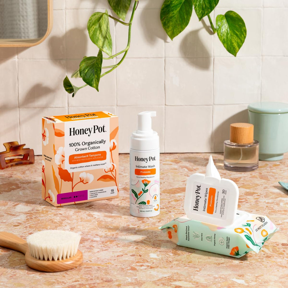 The Honey Pot Company producto en baño lifestyle que inspira confianza