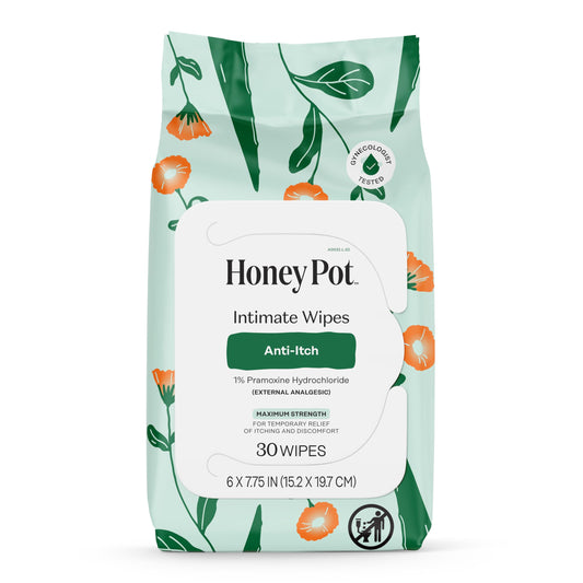 The Honey Pot Company paquete frontal mostrando diseño y uso práctico