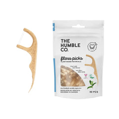 The Humble Co. vista frontal del paquete mostrando 50 picks y beneficio práctico