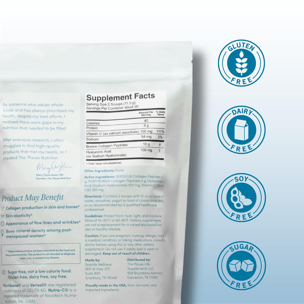 The 'Pause Life textura del polvo que se disuelve fácil y rápido