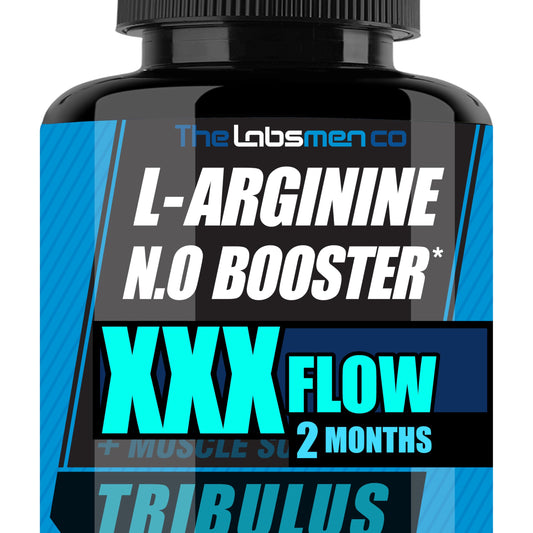 THELABSMENCO L-Arginina con Óxido Nítrico en envase, favorece la circulación durante entrenamientos.