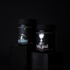 Theorycraft Holy Grail etiqueta de ingredientes que muestra calidad y trazabilidad