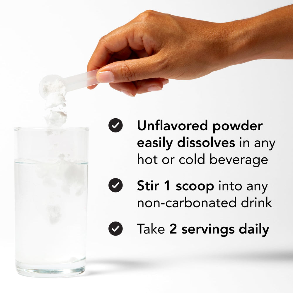 Closed canister of Theralogix Ovasitol with date label for freshness.