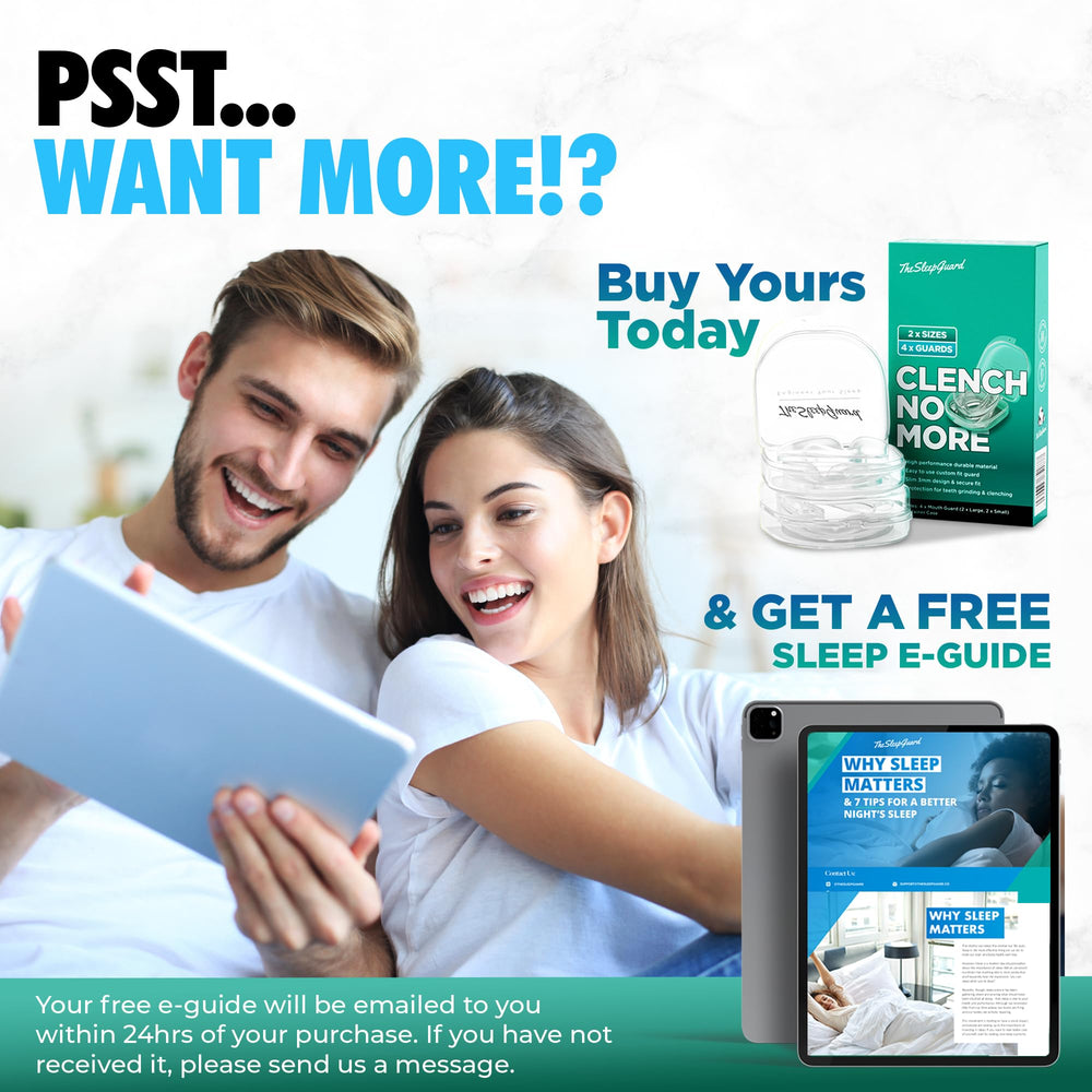 TheSleepGuard protector en contexto de dormitorio mostrando uso práctico nocturno