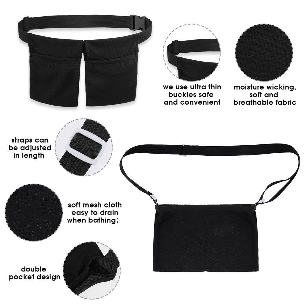 Thinp bolsa de cuello en ducha mantiene drenajes secos