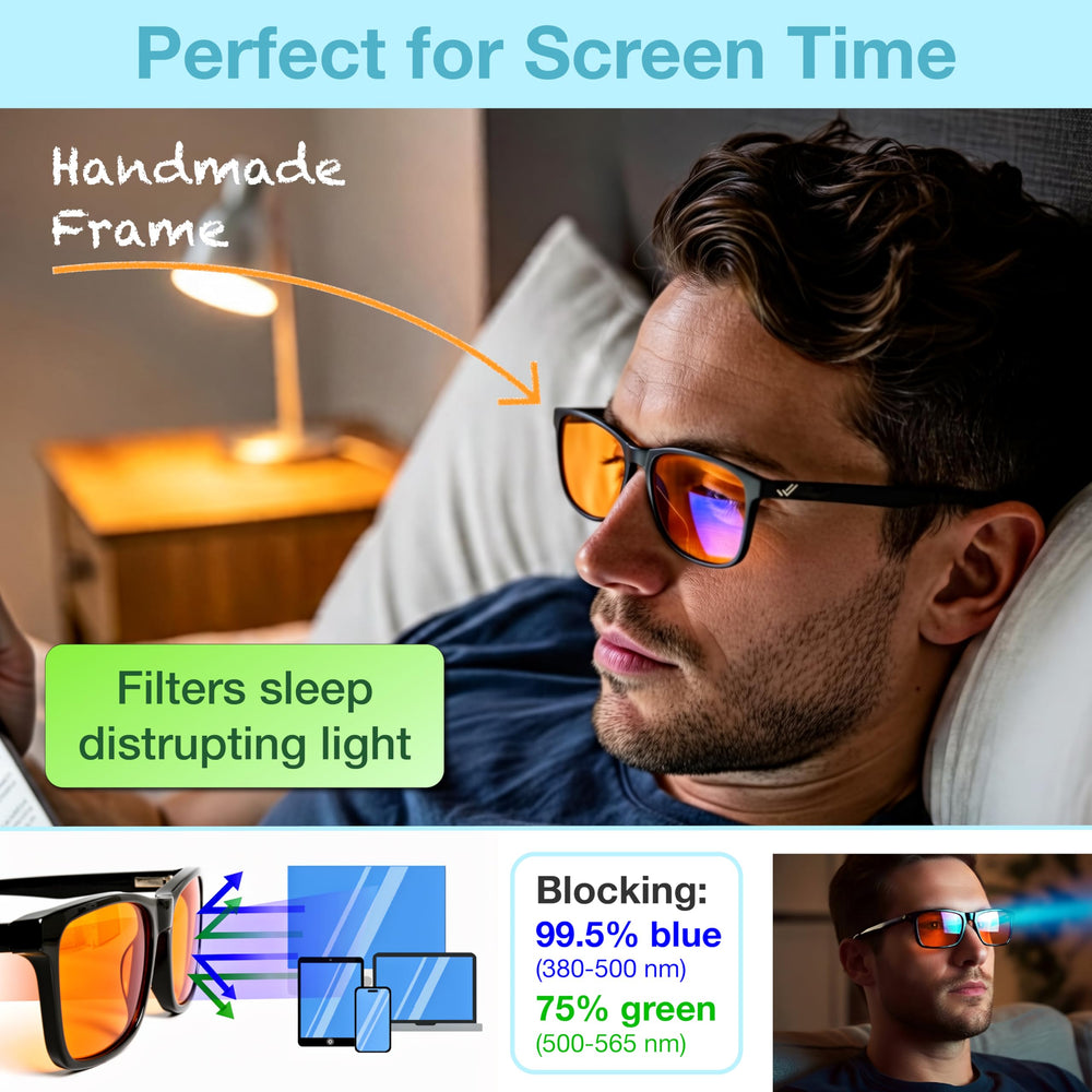 THL SLEEP montura de acetato pulido resistente y diseño duradero