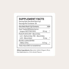 THORNE Complete Biotic mouth-melt dissolves quickly for convenient digestive comfort.