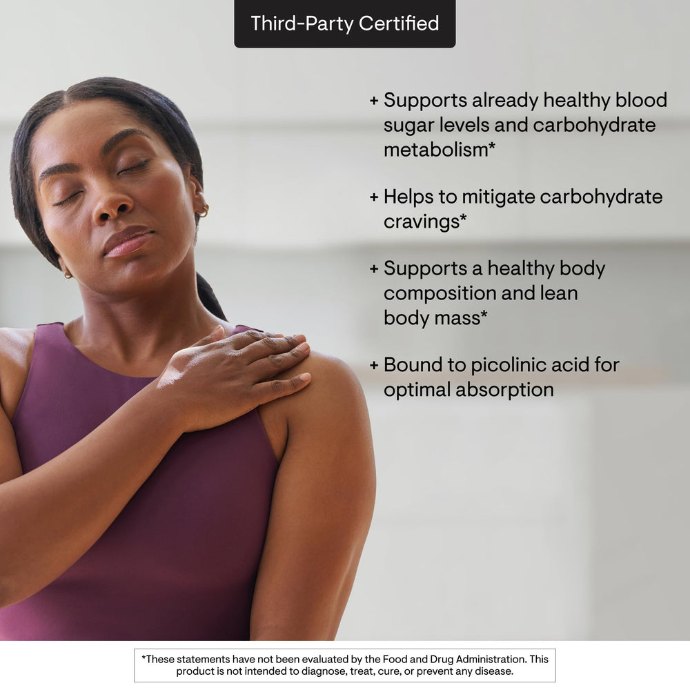 THORNE cromio picolinato: caja de cartón lista para almacenamiento